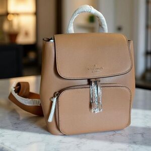 Kate Spade Came,Medium, leather Backpack,drawstring,magnetic closure,organized♠️